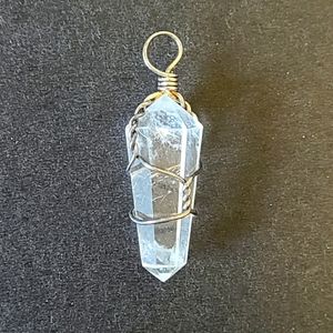 Natural Crystal Necklace Pendant